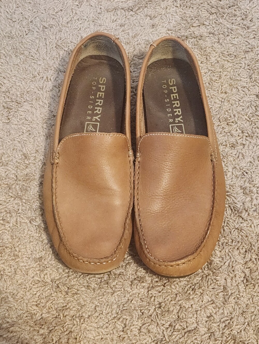 Sperry Tan Leather Loafers